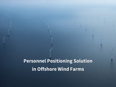Solution de positionnement du personnel dans les parcs éoliens offshore